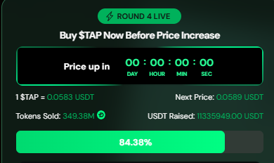 DigiTap Presale Dashboard