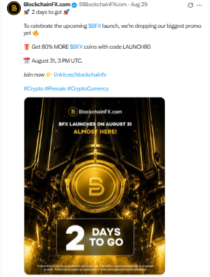 BlockchainFX News Update