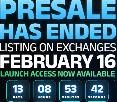 presale ended