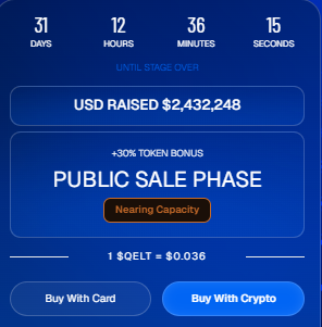 QELT presale - RWA blockchain