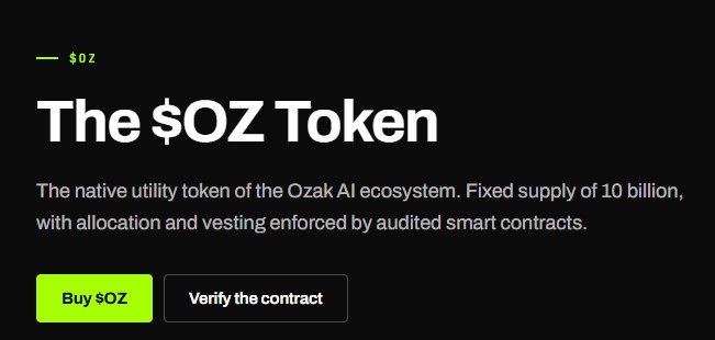 Ozak AI price prediction 2026, Ozak AI price prediction, OZ token price 