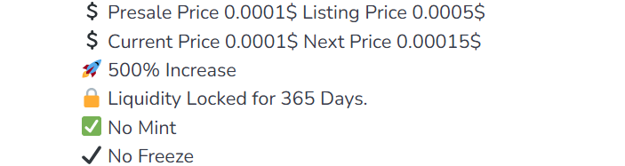pepehood presale price 