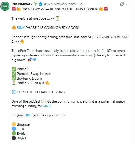 INK Network News Update