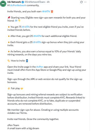 Official X account Update