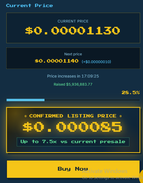 Presale Dashboard