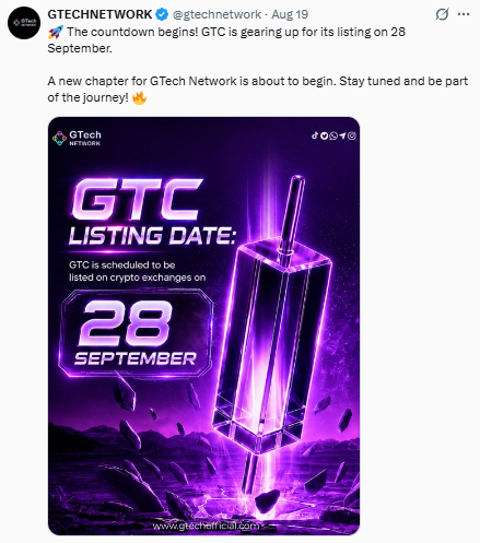 GTech Network X account Update
