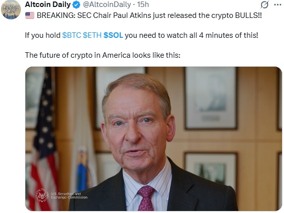 SEC Chair Comments Add to the Buzz
