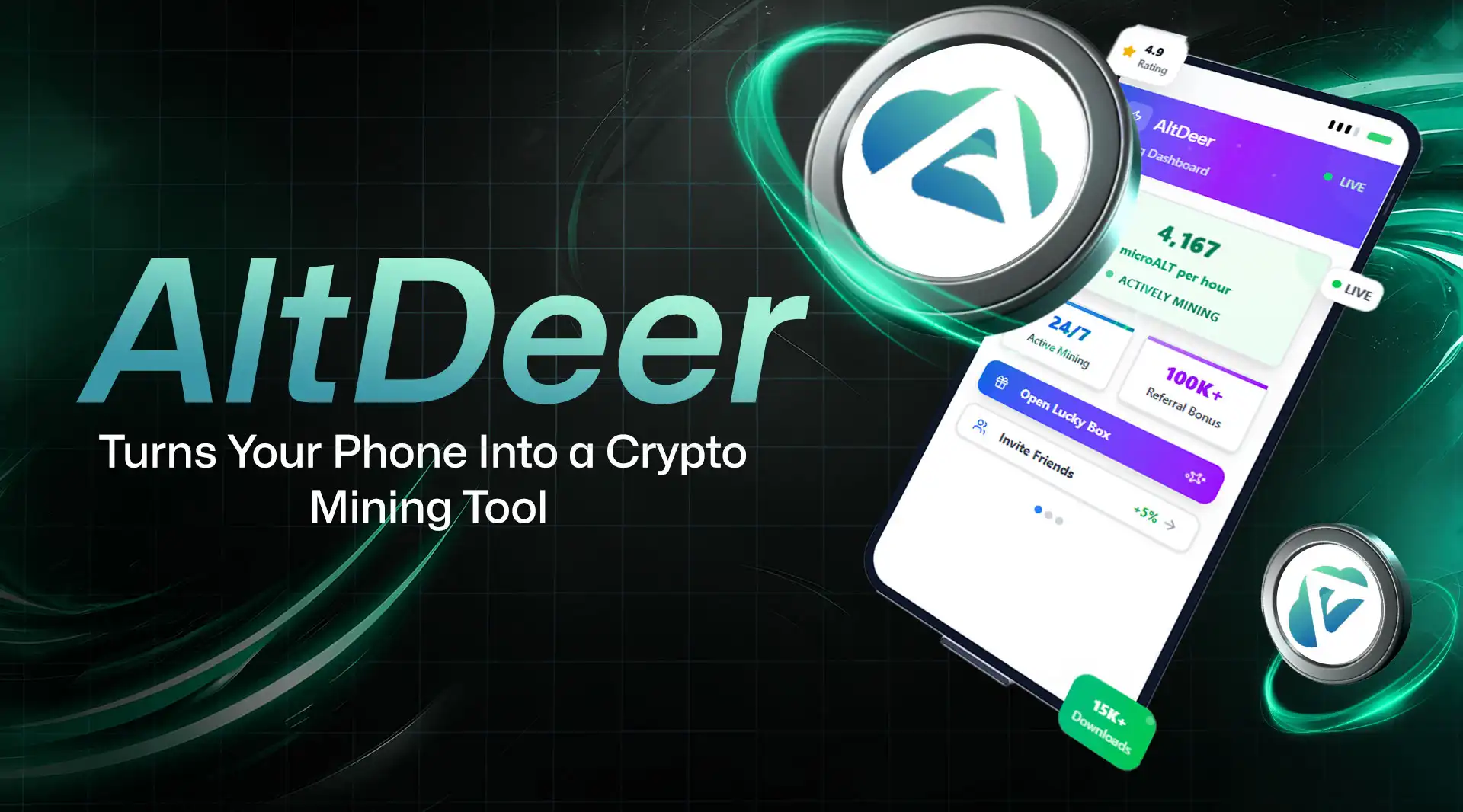 AltDeer presale Project Review: Mining, Tokens, Presale