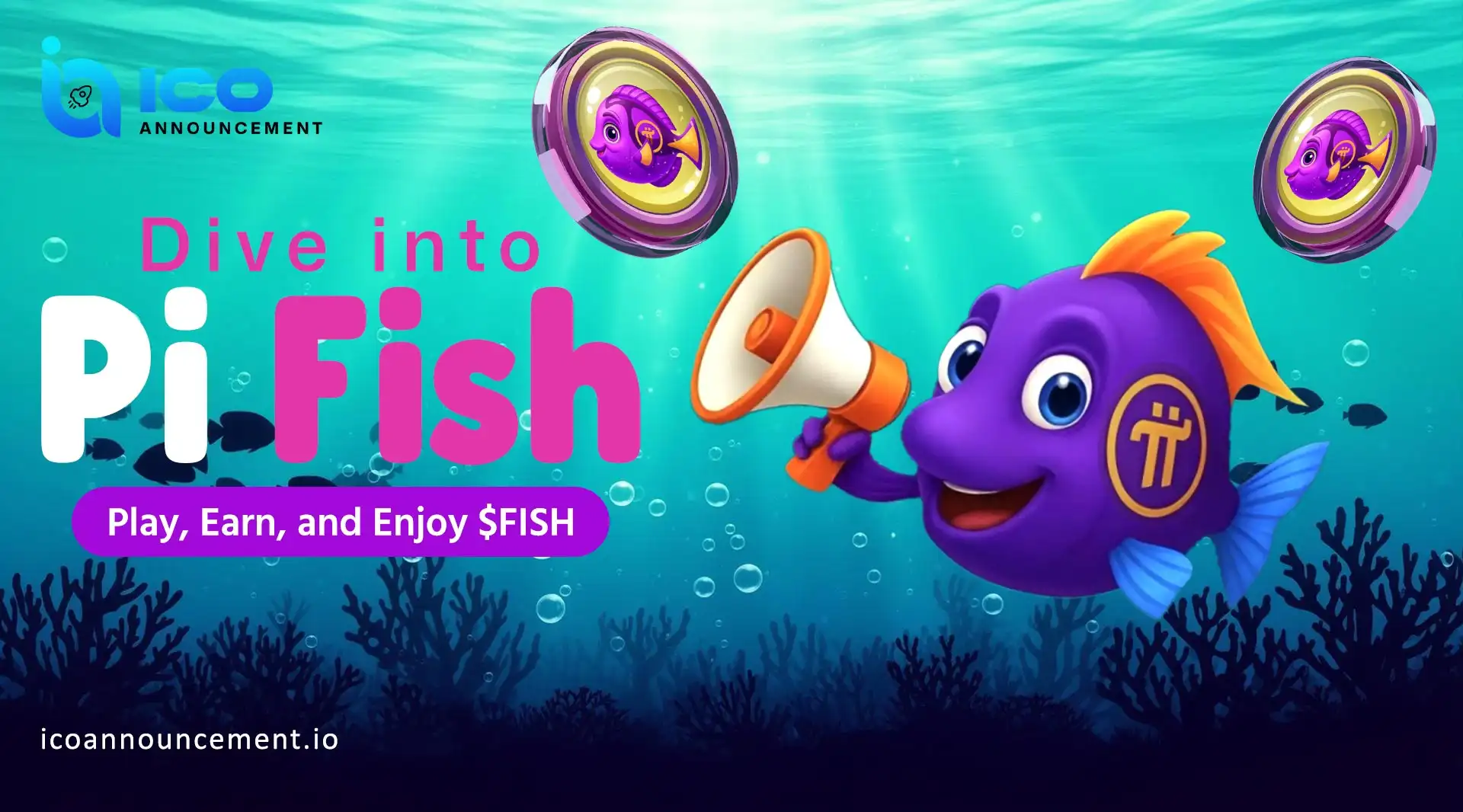Beginners Pi Fish ($FISH) Play Games and Earn Rewards