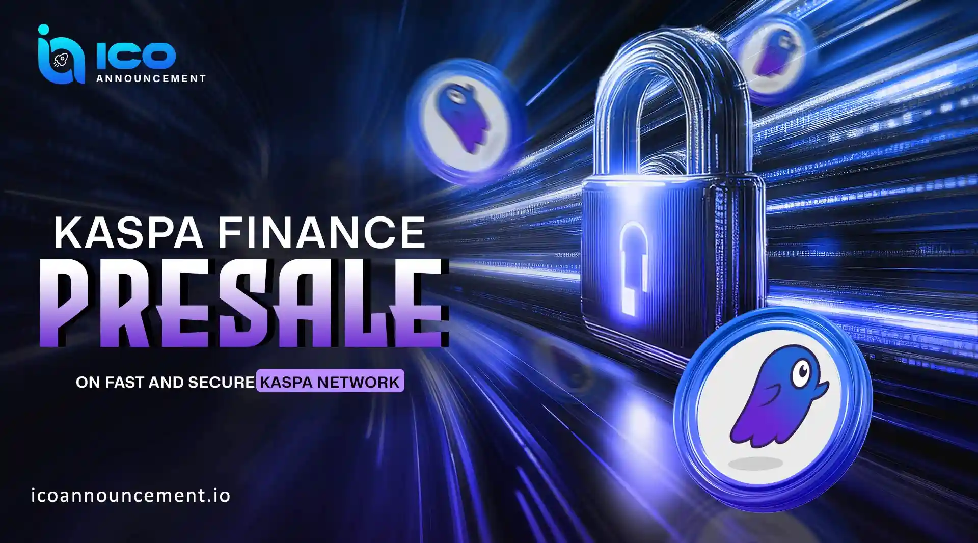 Kaspa Finance Presale on Kaspa Fast Low-Fee Blockchain