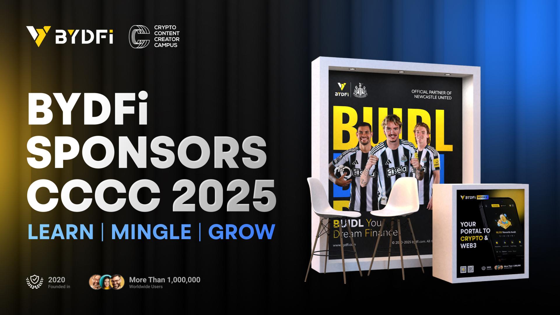 BYDFi Sponsors CCCC Lisbon 2025 to Boost Web3 Education