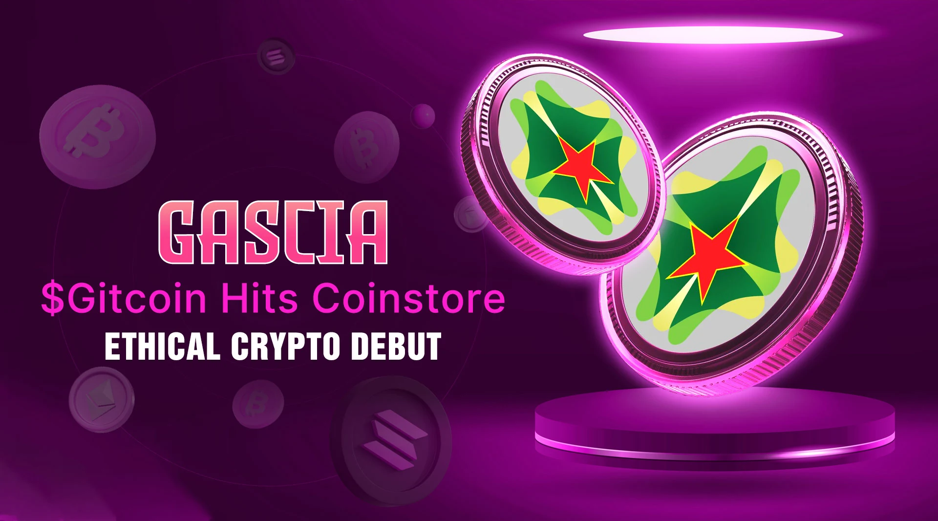Gascia Launches $GITCOIN on CoinStore for Ethical Crypto Investor