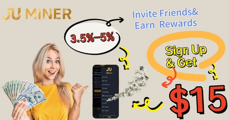 JU Miner Cloud Mining- Earn Daily Passive Crypto Income Securely
