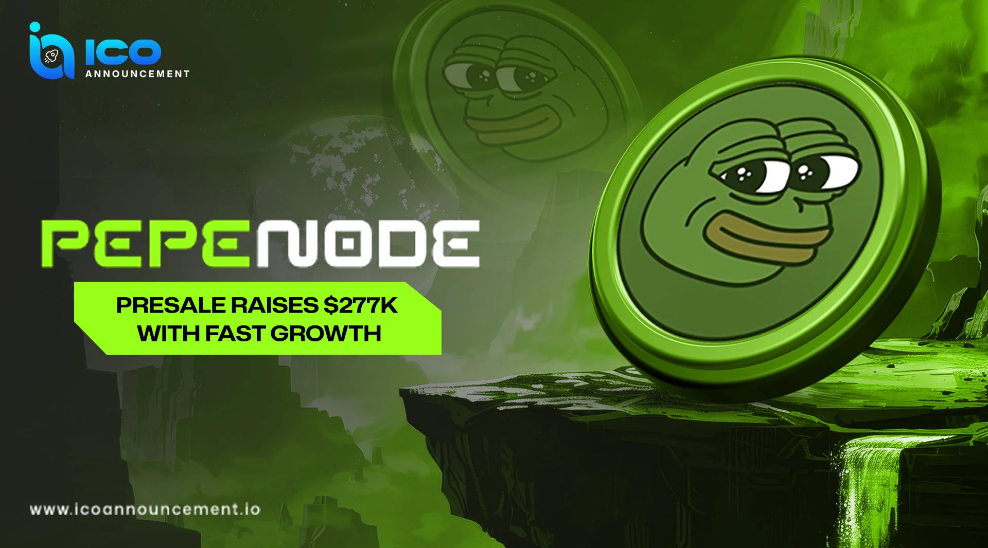 Pepenode Presale Surges Past $277K With Rapid Investor Growth