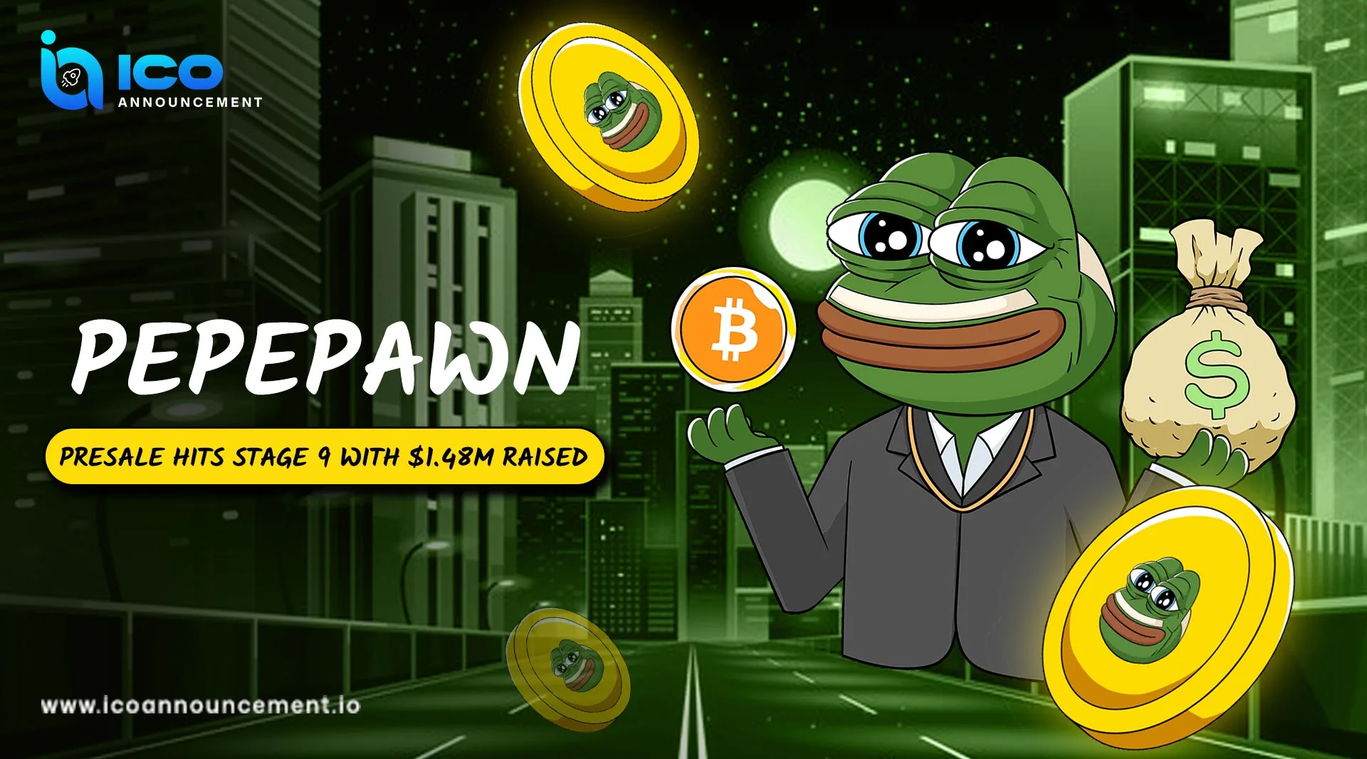 PepePawn Presale Reaches Stage 9 With $1.4M Raised From Investors