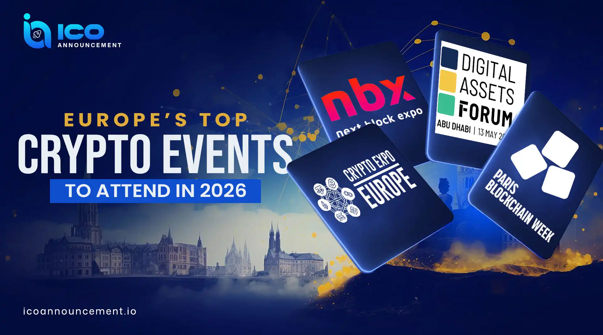 Top Crypto Events in Europe 2026 With Ticket Promo Code